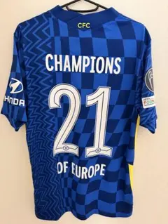 チェルシー 21/22 ホームユニフォーム カンテ UEFAスーパーカップ