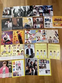 NEWS 2009-2010年頃の雑誌の切り抜き50p &ピンナップ