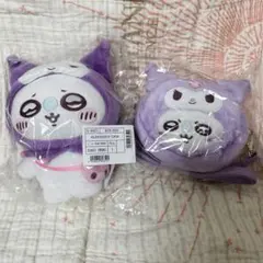 ちいかわ サンリオ コラボ モモンガ クロミ ぬいぐるみ ポシェット