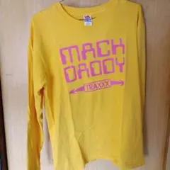 MACKDADDY　 L　サイズ　長袖　カットソー 　イエロー　ピンクのサムネイル
