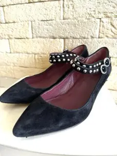 マークバイマークジェイコブス スタッズパンプス 35ハーフ 約22.5cm