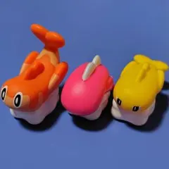 シャリタツ　ソフビ　3点セット　ポケモン　フニットマスコット4　フィギュア