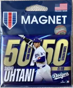 値下げ）ドジャース大谷翔平 50/50マグネット 新品