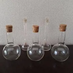 ガラス製フラスコ　アンティーク雑貨　レトロ雑貨　とろとろガラス