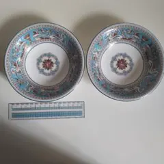 Wedgwood Florentine ターコイズ ボウル 2枚セットのサムネイル