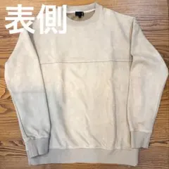 まとめ買い　２点LAKOLE ニュアンススエードプルオーバー 長袖 ベージュ Sのサムネイル