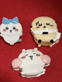 ちいかわ ラッコ ハチワレ クリップ 3点セット【最終値下げ中】