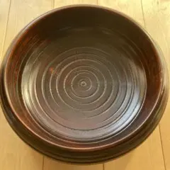 木製円形菓子器