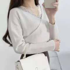 GRL / カシュクール ニット