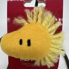 新品タグ付き PEANUTSスヌーピー ウッドストック ぬいぐるみバッジ♪♪