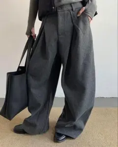 seytoサイズ3 / ツイードボリュームワイドパンツ seyto サイズ3 / ツイードボリュームワイドパンツ - メルカリ
