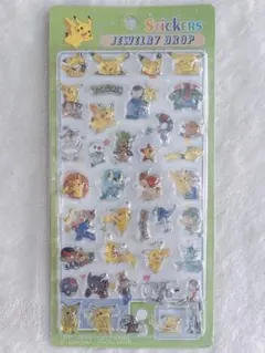 残りわずか!! ポケモン ピカチュウ ジュエリードロップ ボンボンドロップシール