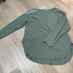 UNIQLO 長袖カットソー グリーン Lサイズ