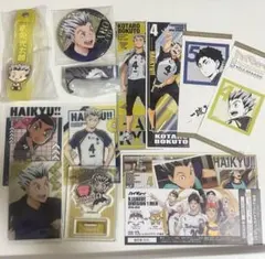 ハイキュー 木兎 光太郎 赤葦 京治 一番くじ アクスタ デコレクション缶バッジ