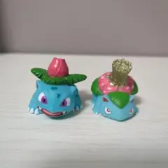 ポケモンキッズ フシギソウ フシギバナ(キメわざ) ソフビフィギュア 指人形