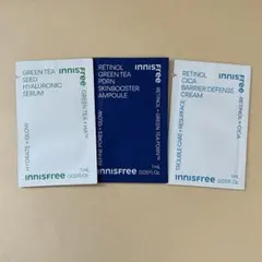 イニスフリー　スキンケア　試供品　3点