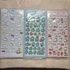 キャラクター3Dシールセット3シート