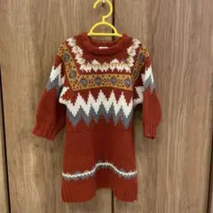 BREEZE オレンジ ニットセーター