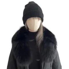 ✴️ La MODE 【ラ・モード】ダウンロングコート 黒 sizeL