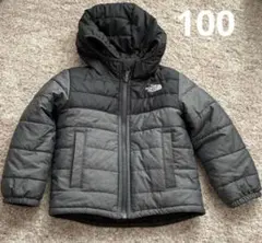 THE NORTH FACE キッズリバーシブルジャケット　ブラックグレー100