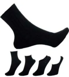 靴下 ７足セット 【4種】 抗菌防臭ソックス綿 吸汗速乾 25-28cm未使用