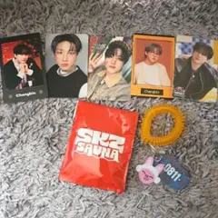 Straykids　チャンビン　サウナランダムキーリング&トレカ