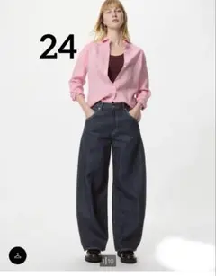 バギーカーブジーンズ 69 NAVY サイズ24