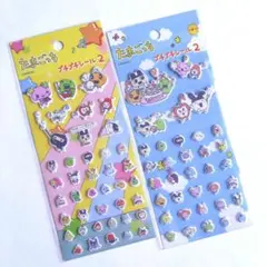 たまごっち プチプチシール2 ぷっくり ぷくぷく 立体 ミニ まめっち みみっち