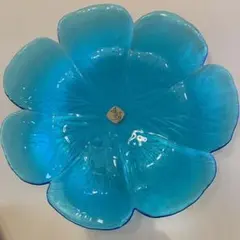 お値下げ　レトロ　カメイガラス　手づくり　ガラス皿