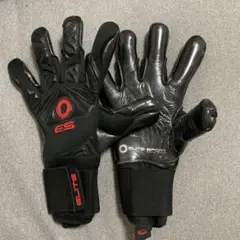 ELITE SPORT キーパーグローブ ブラック/レッド