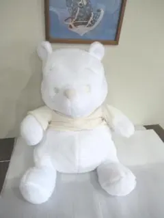 ディズニー　くまのプーさん 100th プラチナホワイト 超BIGぬいぐるみのサムネイル