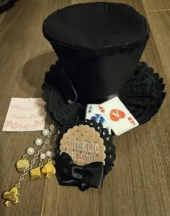 Angelic Pretty アンジェリックプリティ ミニハット ヘッドドレス Lyrical Bunny Lace Headdress by Angelic Pretty