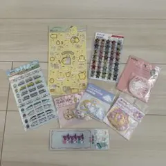 ※訳あり　100均シールワッペン　8点セット　※2つのみ少し使用