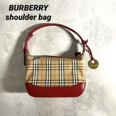 美品　BURBERRY バーバリー　ワンショルダーバッグ　ノバチェックのサムネイル