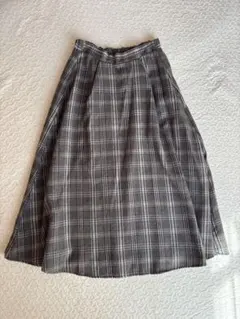 プリーツスカート ロング 冬 ゴム