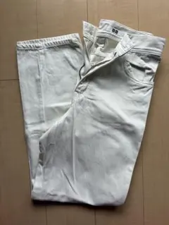 UNIQLO ホワイト デニムパンツ 26サイズ