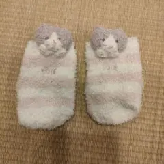 ジェラートピケ gelato pique ベビモコキャットソックス 靴下