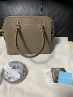 ※値下 早い者勝ちサマンサタバサ ベージュ ハンドバッグ 合成皮革