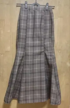 グレイル　チェック柄マーメイドスカート　Mサイズ