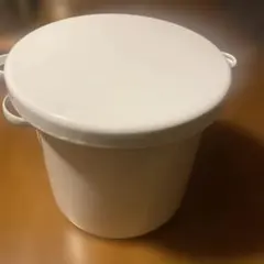 野田琺瑯　White Seriesラウンドストッカー 24cm