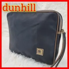 dunhill 黒 ナイロン クラッチバッグ