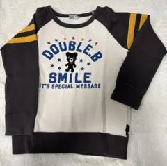 ミキハウス　ダブルビー　長袖トレーナー　茶色系　 120