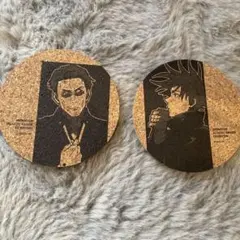 呪術廻戦展コルクコースター　伏黒恵　七海建人