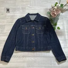 【ムジルシリョウヒン無印良品】インディゴ　デニムジャケット　Gジャン　ストレッチ