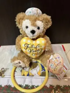 ダッフィ　ぬいぐるみ　タオルハンガー　ハートウォミングデイズのサムネイル