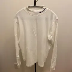 Champion ホワイト 長袖カットソー L