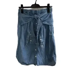 Mila Owen ミラオーウェン 腰巻きスカート デニム風