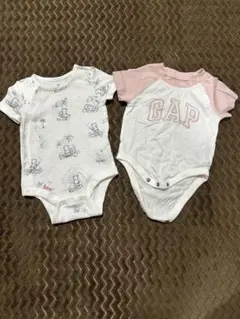 【美品‼️】babyGAP ロンパース 2枚セット 0-3ヶ月のサムネイル