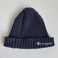 Champion ネイビー ニット帽
