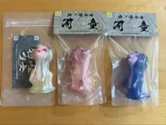 ヒカリトイズ 物ノ怪少女 河童 クリアブルー 蓄光 赤蓄光 3点セット